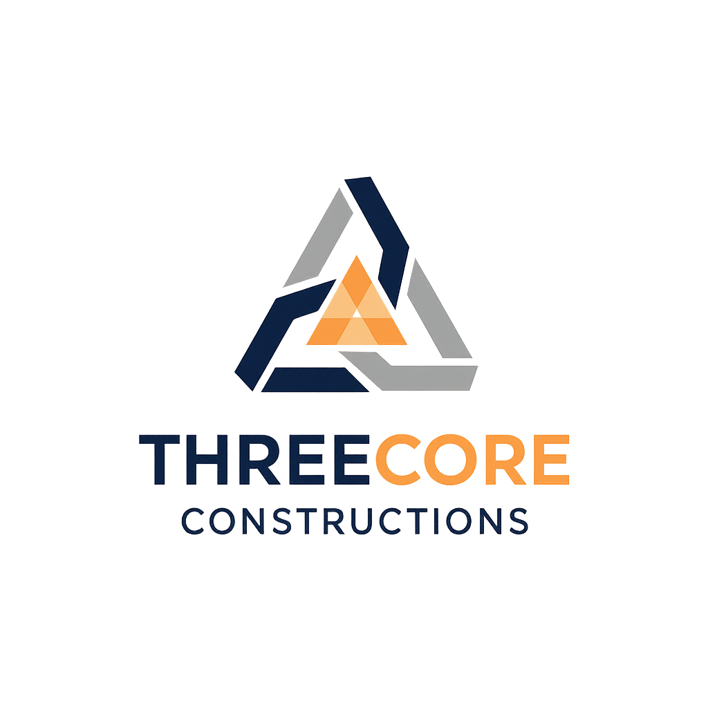 Three Core Construction logo
